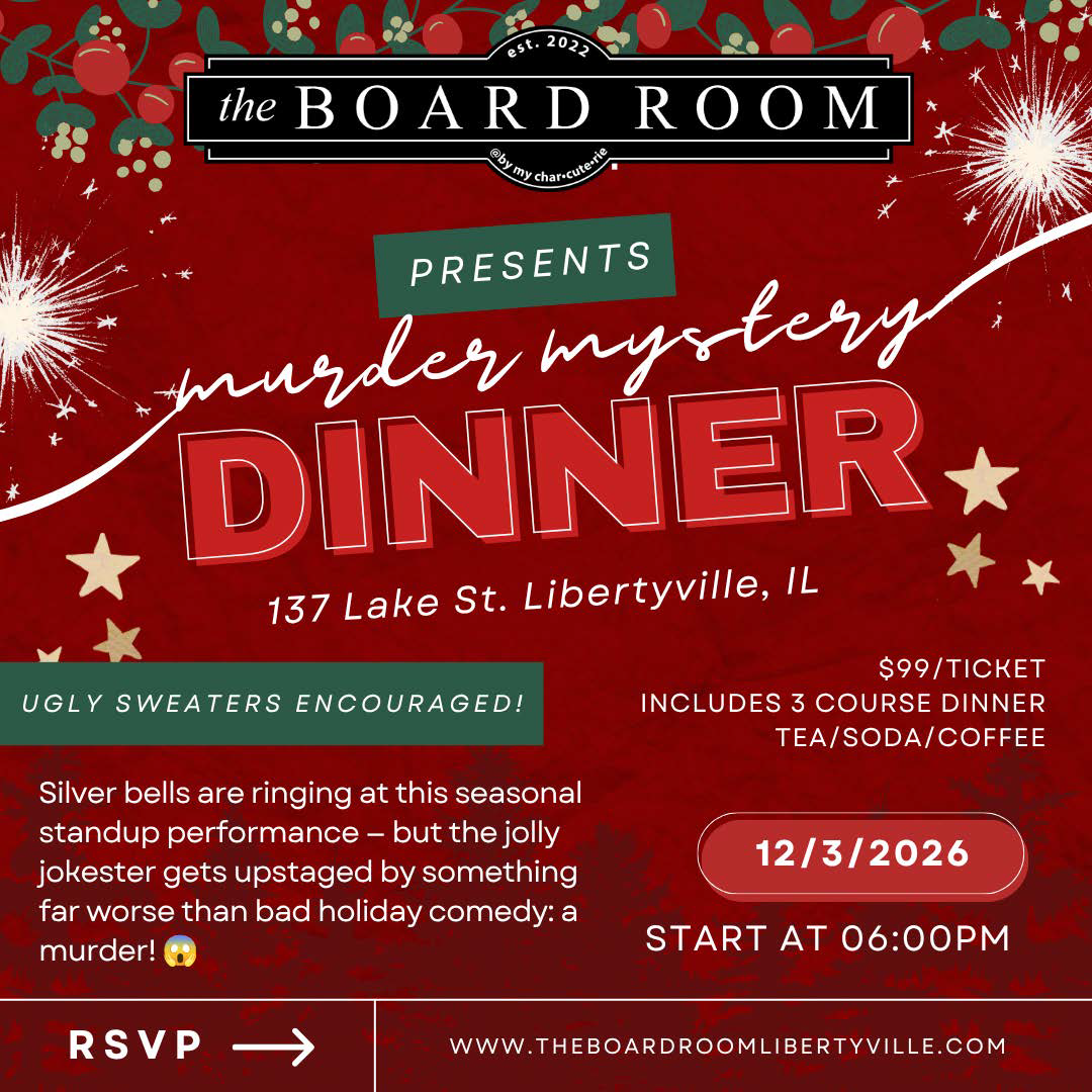 Holiday Murder Mystery Party - December 3, 2026