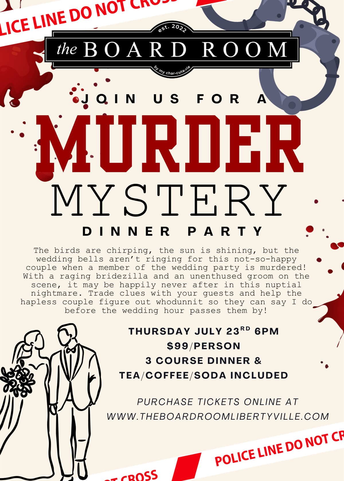 Murder Mystery Party July 23rd