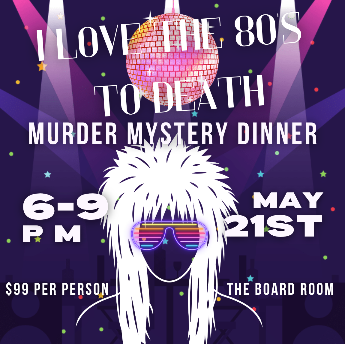 Murder Mystery Party May 21st