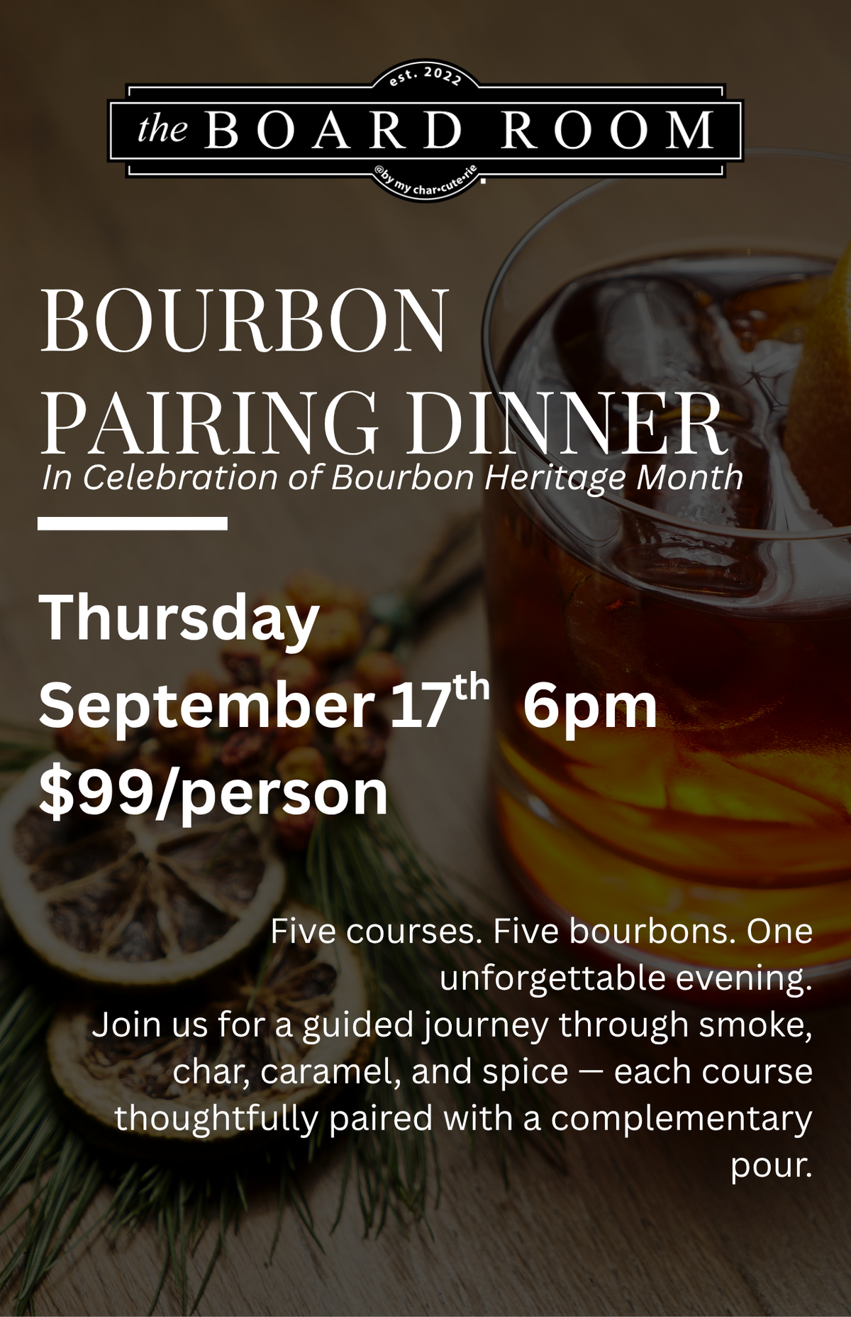 Bourbon Pairing Dinner