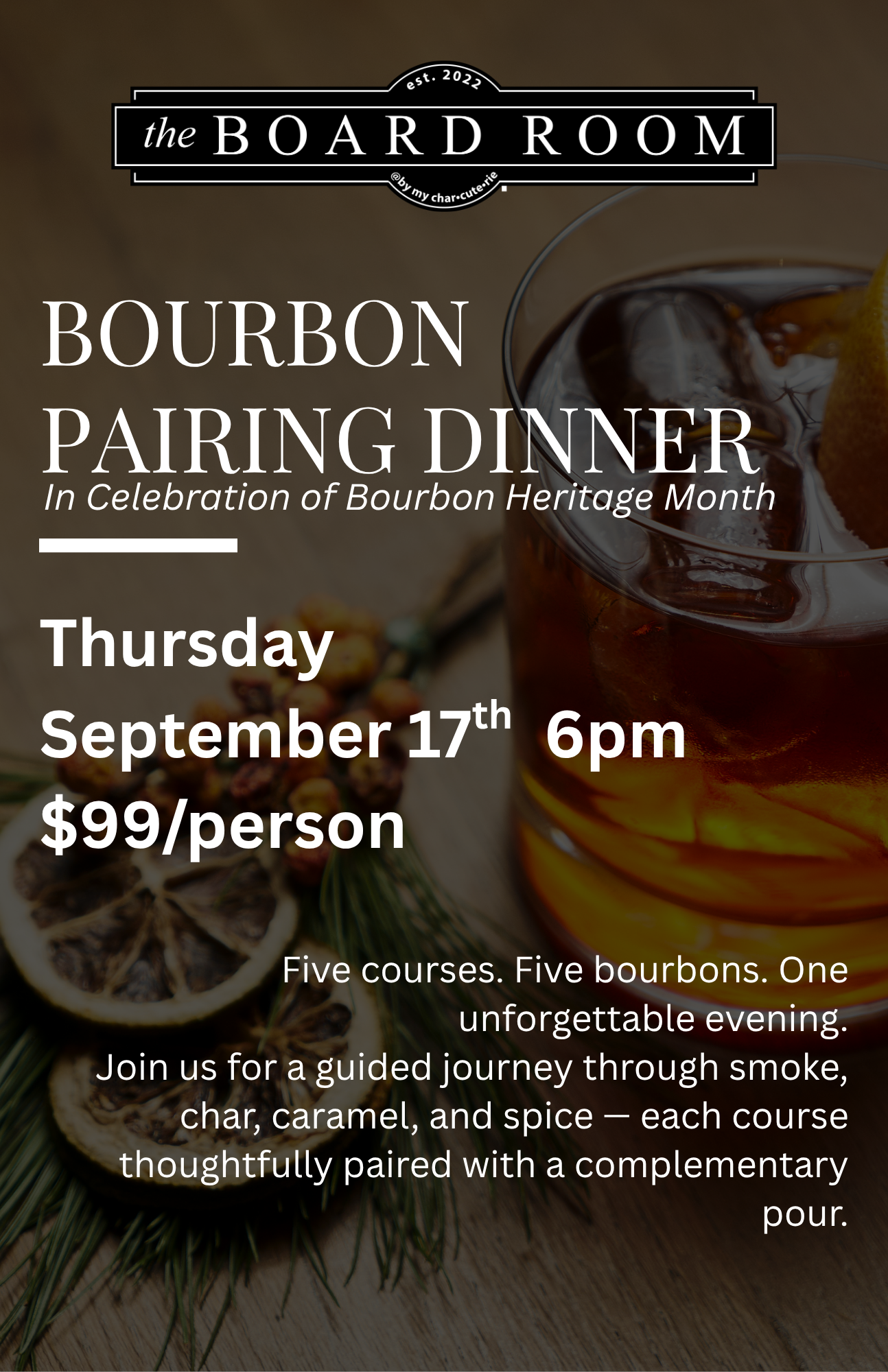 Bourbon Pairing Dinner